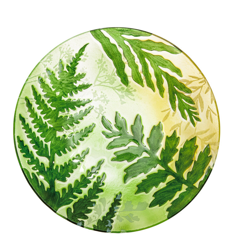 Jakala Glass Single Tier Birdbath