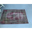 Tapis turc antique Oushak marron - élégance rétro pour la cuisine et le salon