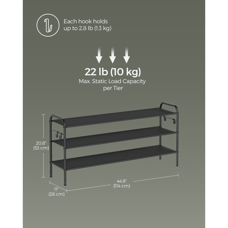 Talesa 10 Pair Shoe Rack