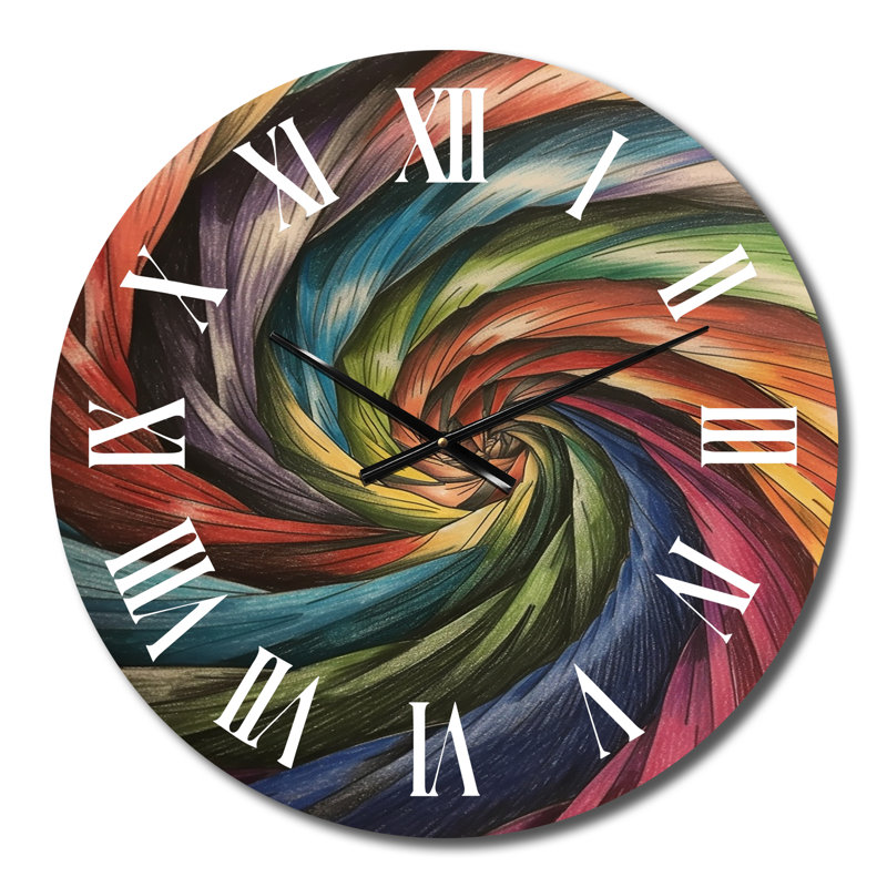 Charito - Horloge murale géométrique moderne, Moyenne