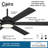 Cairo 65" Led Smart Indoor/outdoor Ceiling Fan-116794741-116794740