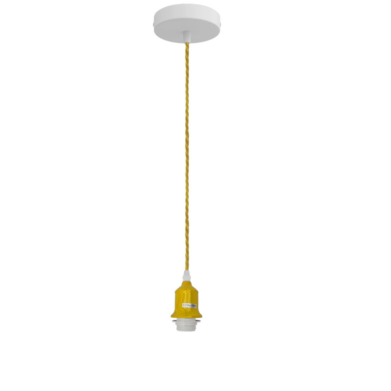 Rascoe 1 - Light Bulb Pendant, No, White/Yellow
