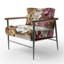 Dahlgreen - Chaise rembourrée d'appoint à formes abstraites-1676678759