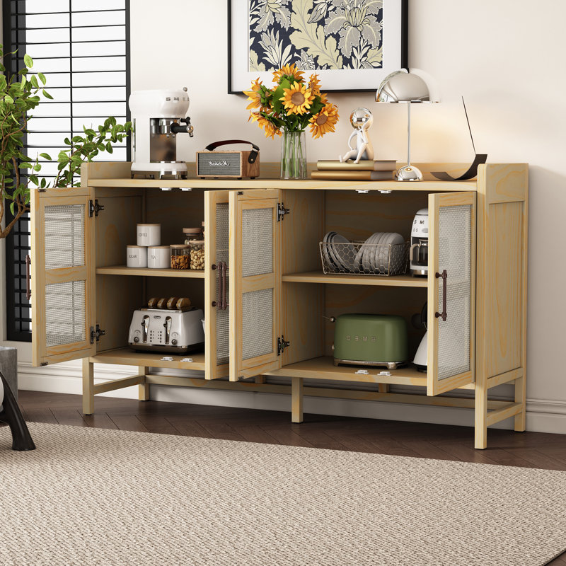 Buffet 4 portes Ashbourne, Naturel