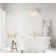 67 Inch Bathtub in Glossy White with Trim