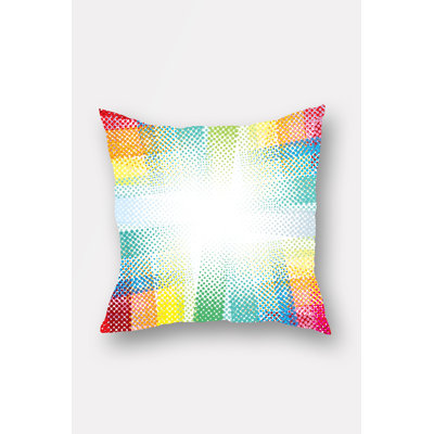 Housse de coussin carré à pois Clair