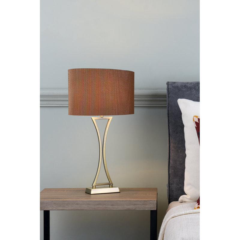 Filton Metal Table Lamp, Brass