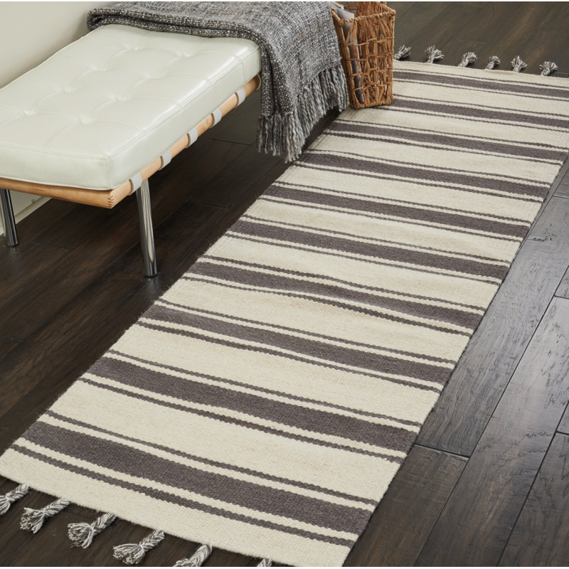 Beaird Striped Hand Woven Area Rug, Rectangle 244 x 320cm