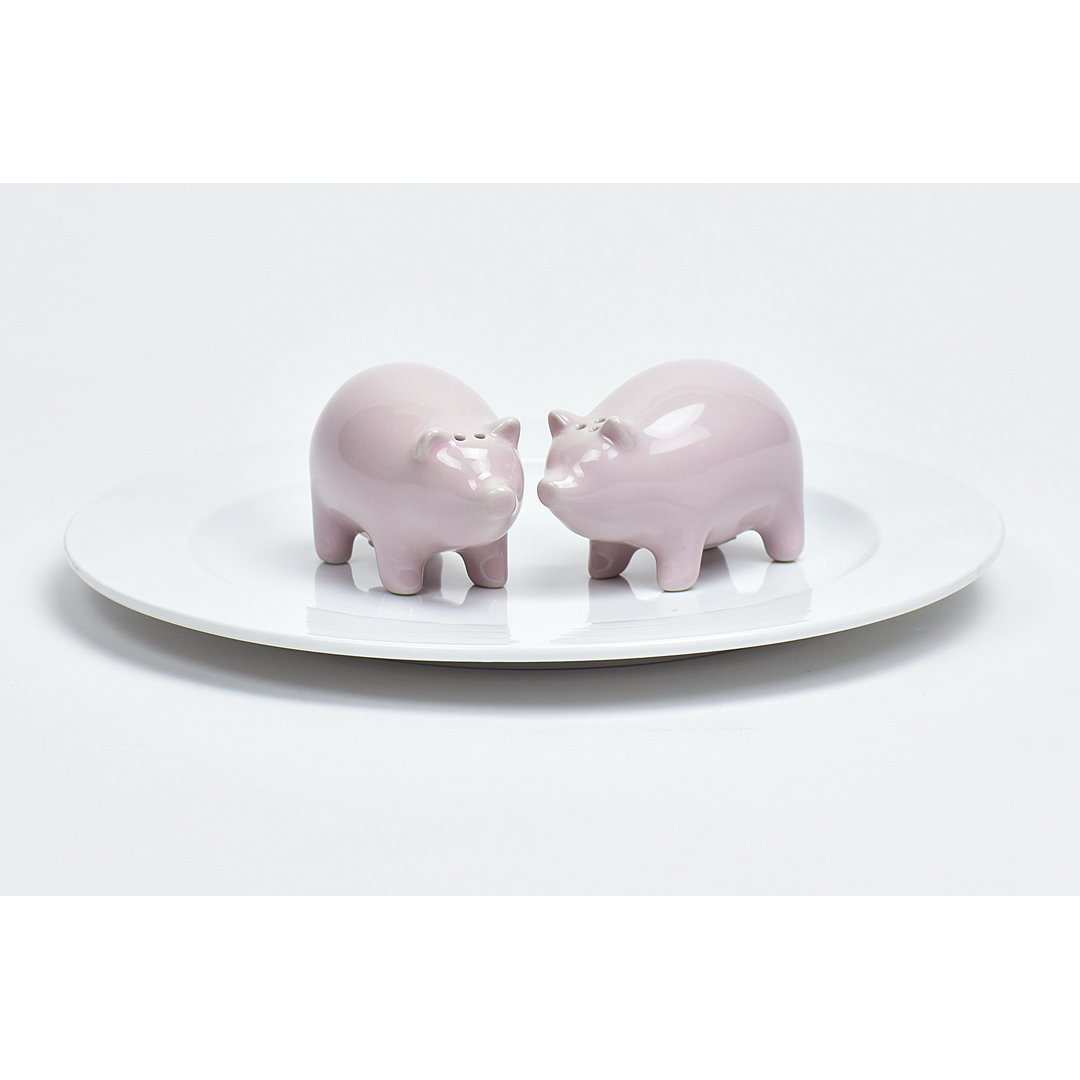 Omniware Pig Salt and Pepper Shaker Set (Set of 2) Omniware