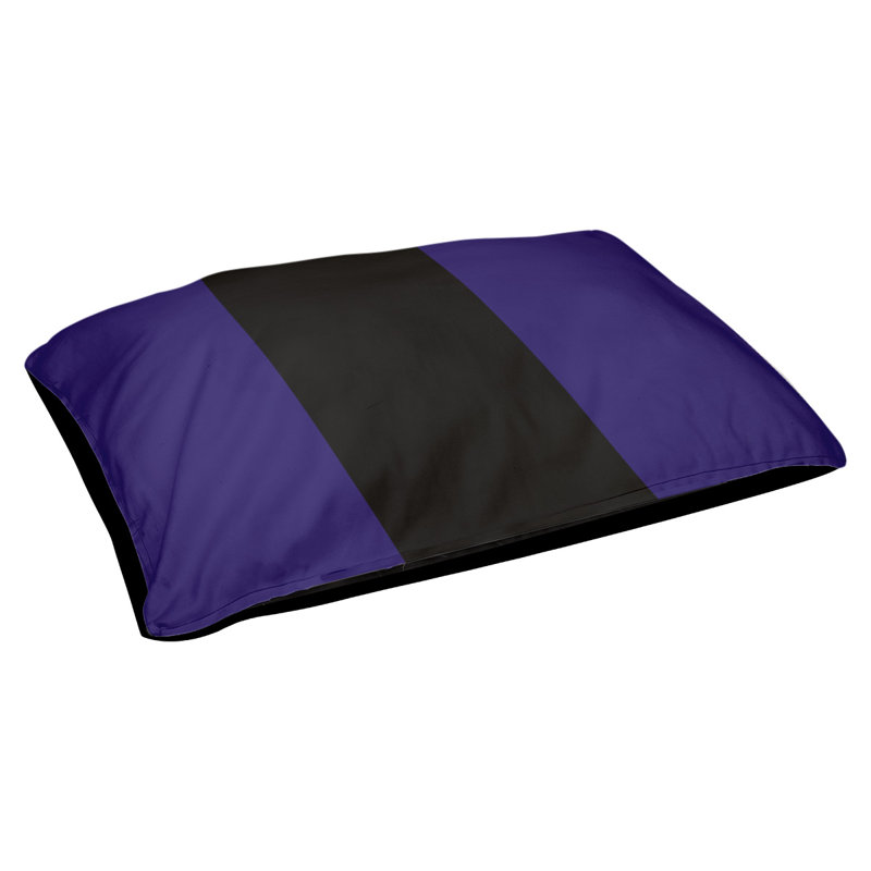 Coussin extérieur Phoenix, Moyen (l 28 po x P 18 po x H 9,5 po), Mauve / noir / mauve