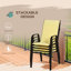 Outdoor Patio Dining Armchair-1261633404