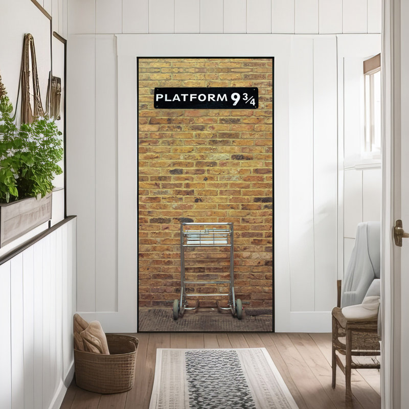 Murale de porte 9 po Harry Potter