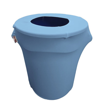 LA Linen Trash Can Cover 33'' H x 22'' W