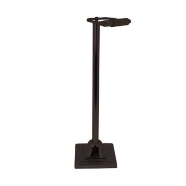 Allied Brass European Style Toilet Tissue Stand - Matte Black TS-25E