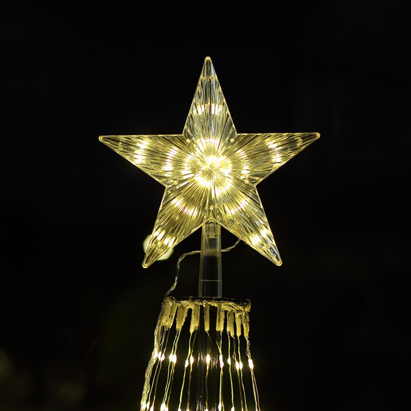 182cm H Lighted Artificial Christmas Tree