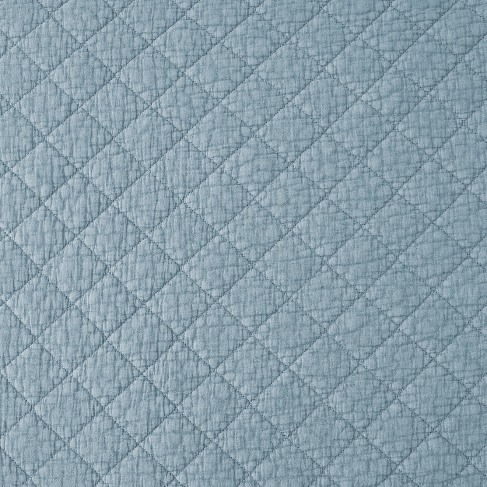 Bostwick Cotton Gauze Shams, Standard/Twin, Mineral Blue
