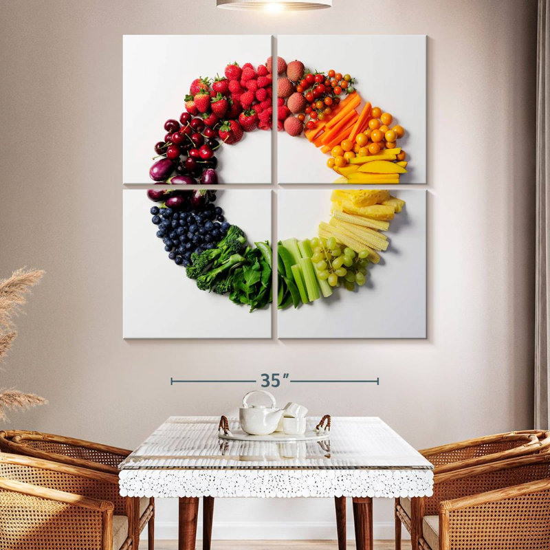 Yarlin Food Wheel, 74" H x 74" W