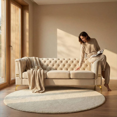3 Seater Sofa (Black)