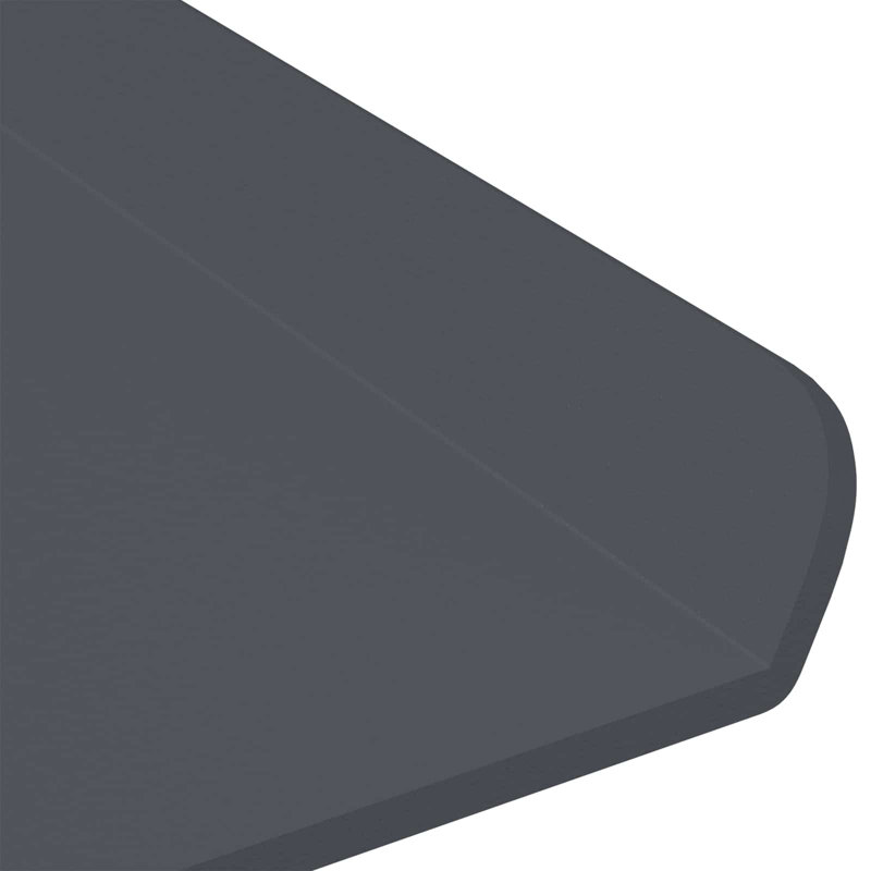 Steel Floating Shelf, Anthracite