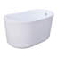 Baignoire autoportante ovale en acrylique 51 po Kingston Eden