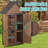 Outdoor Storage Shed with Metal Frame & Adjustable Shelves, Large Capacity Garden Tool Cabinet for Patio, Lawn, and Backyard (Wood)-168687464