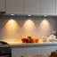 Luminaire ovale rechargeable avec détecteur de mouvement et applique murale avec détection PIR et gradation continue (blanc pur)-132785767