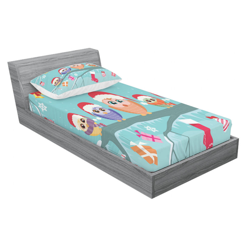 Microfiber Sheet Set, Twin XL Sheet Set with Fitted Sheet