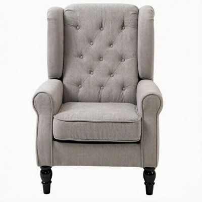 High Wingback Reading Chair,Accent Chair,Button Tufted Accent Chair(Only Accent Chair)