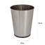 Poubelle en acier inoxydable 1,32 gallons Lourdine