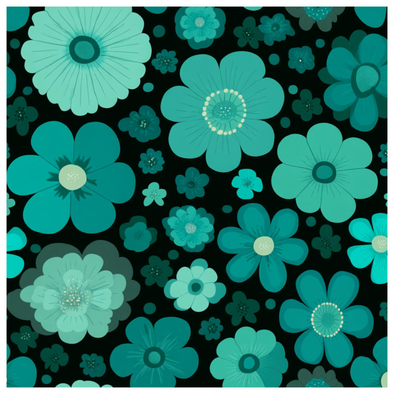Rideaux à motif floral et voilages à motif floral - 1 panneau, Transparent, 50" x 80" - 1 Panel