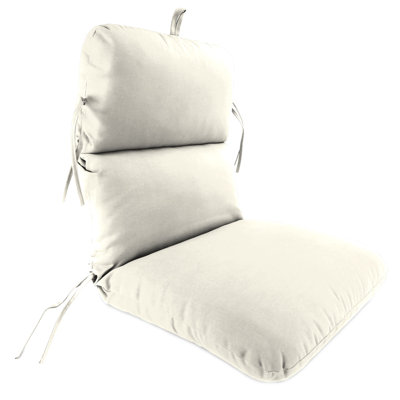 Byrom 22" x 45" Outdoor Chair Cushion with Ties and Loop