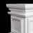 8'' H Solid Wood Fireplace Candlestick
