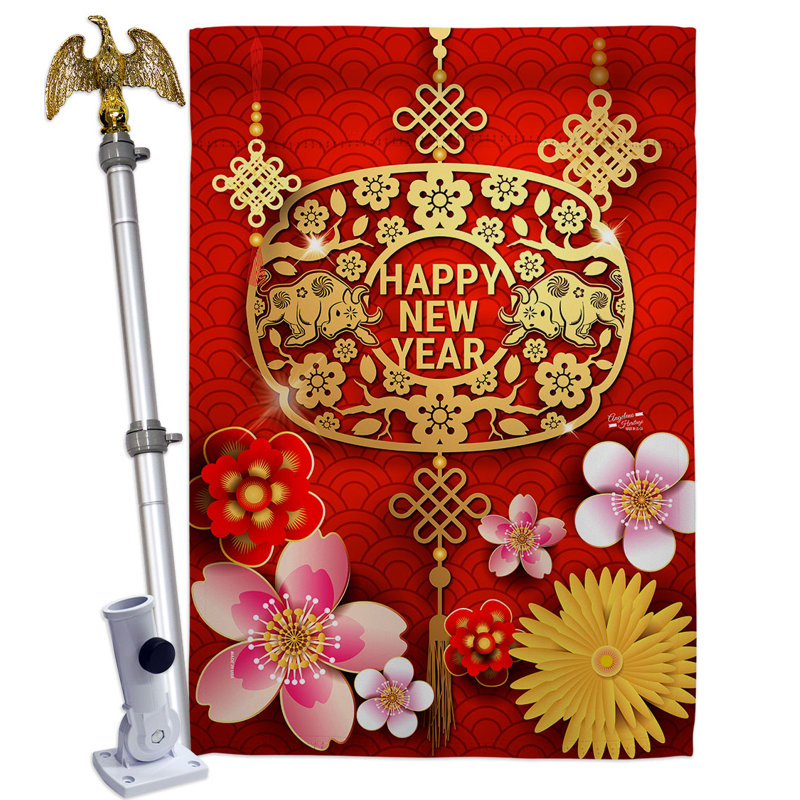 Ensemble de drapeaux 40 x 28 po Polyester