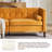  78'' W Mid Century Tufted Square Arm Sofa-1281120133