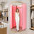 Freestanding Dressing Room with Curtains