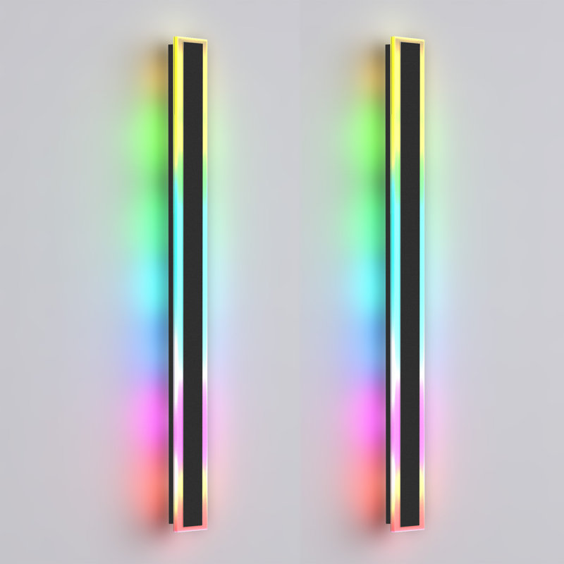 IP65 RGB Linear Outdoor LED Wall Lights