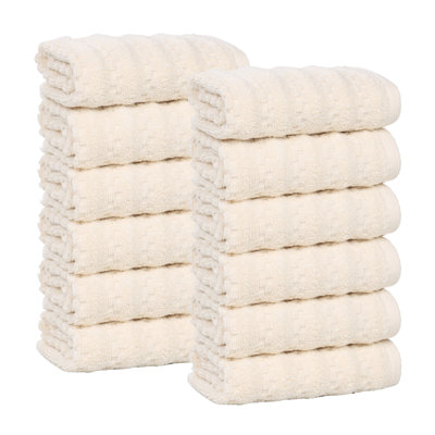 Zuma Zero Twist Cotton Medium Weight Face Towels Washcloths