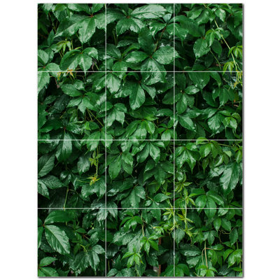 4.25'' x 4.25'' Satin Ceramic Decorative Mural