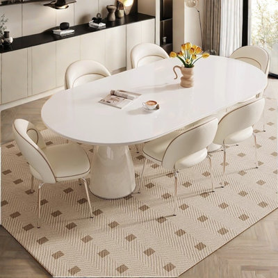Vintage cream style Holy Grail table and chair