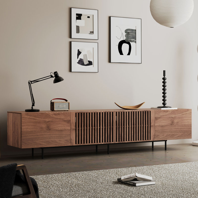 Mid Century Modern Ahijah TV Stand - Minimalist Design