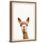« llama face iv »-impression d’art graphique encadrée sur papier-1260005288