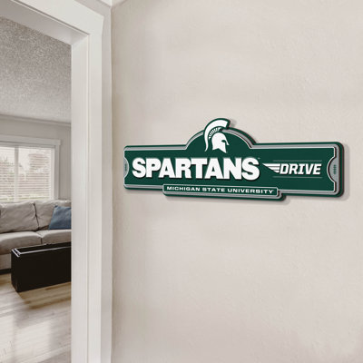 NCAA Michigan State Spartans Street Sign