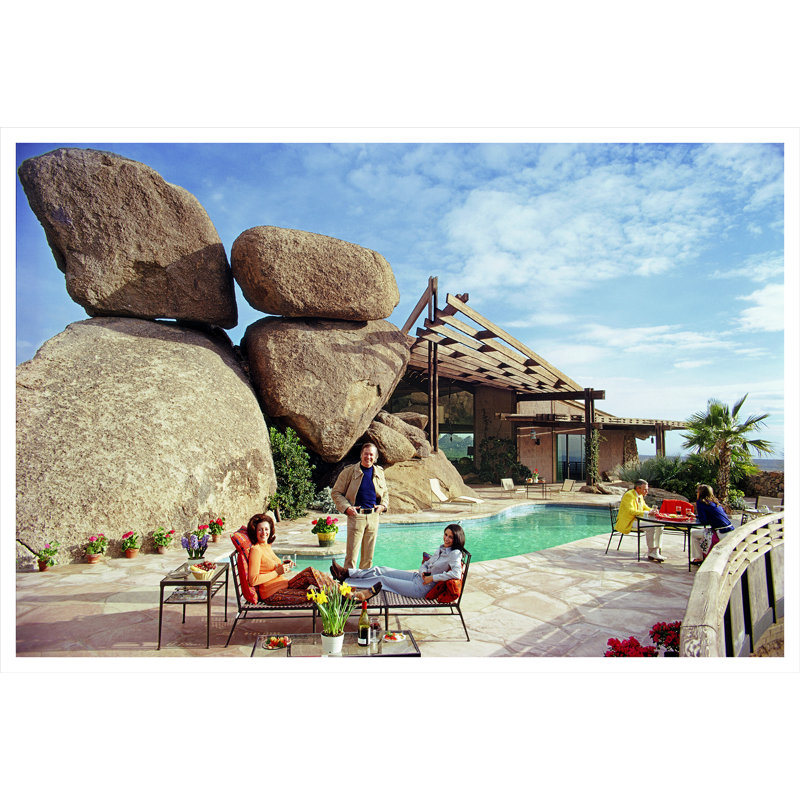 Bouldereign Print by Slim Aarons, 32.5" H x 48.5" W x 0.1" D, Unframed