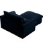 Velours côtelé avec rangement, idéal pour la chambre à coucher avec structure de soutien bleue et rangement-641746252