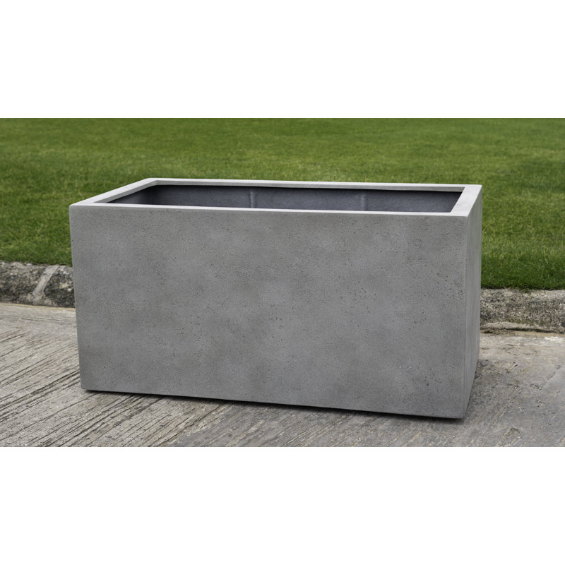 Sandal Handmade Planter, Stone Gray Lite, 47.25" W x 24" D x 24" H