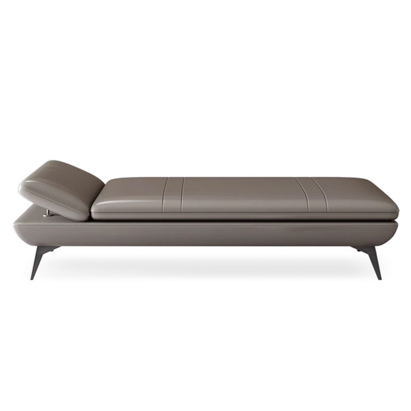 Banc rembourré, Gris