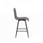 Tabouret de comptoir pivotant en similicuir