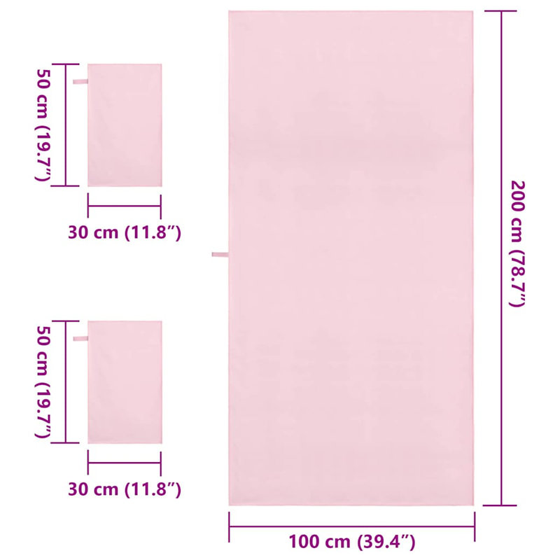 Mulit-Size Set, Pink
