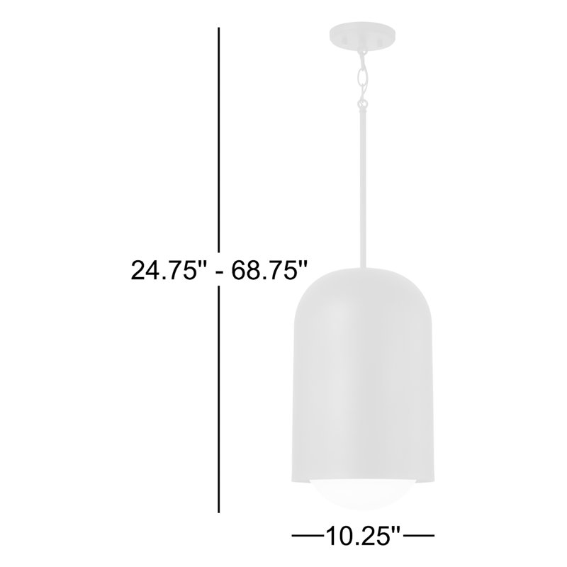 Dolby 1 - Light Black Cylinder Pendant