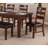 Contemporary Rectangle Dining Table W Leaf 6X Side Chairs 7Pc Set